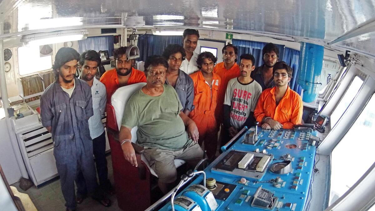 12 Indians stranded aboard ship in Ajman