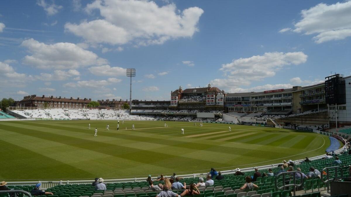 Arrow fired onto field during cricket match at London venue 