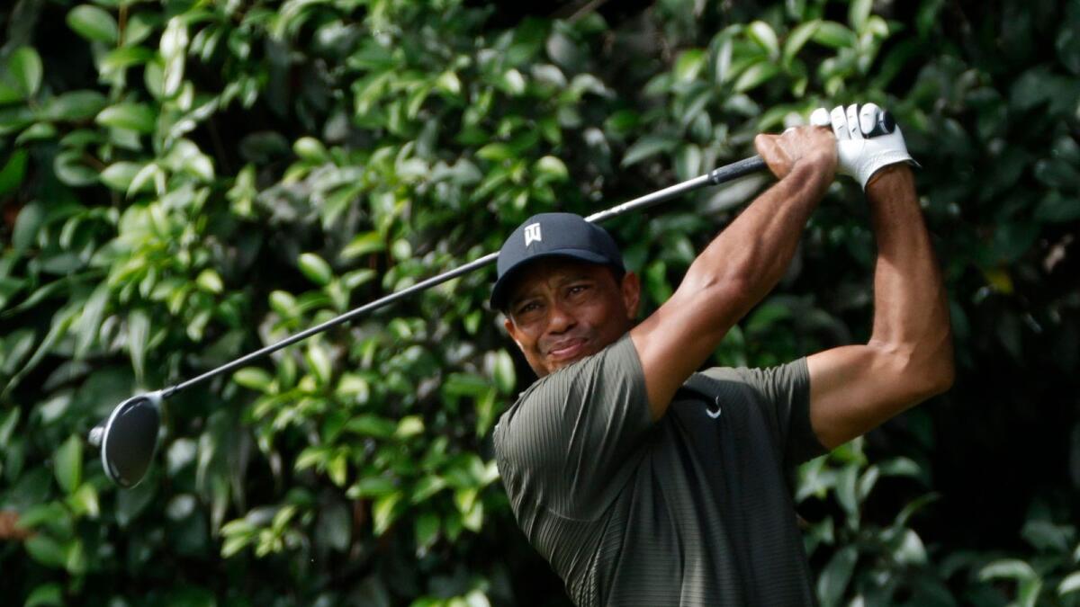 Five-times champion Woods, who had struggled for form in 2020, suddenly looked revived on his favourite stomping ground as he carded a four-under-par 68.