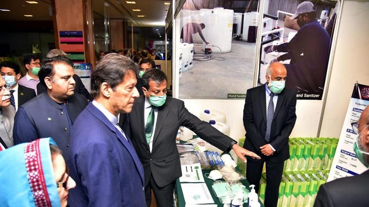 Fawad Chaudhry, Imran Khan, coronavirus, covid-19, Pakistan, sanitiser, face masks