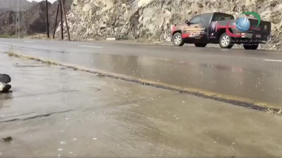 Video: Rain hits parts of UAE over the weekend