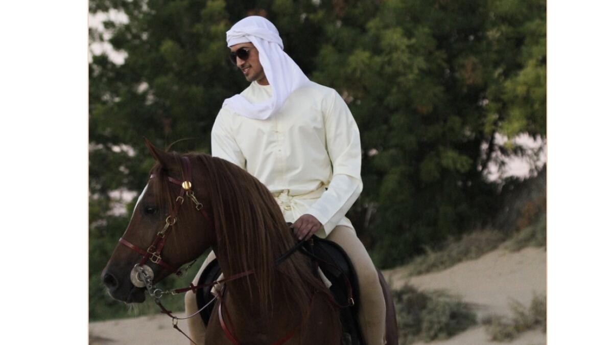 Ahmad Al Falasi is the first in the UAE to be awarded a Bachelor of Science with Honours in Equine Studies (Sports Horse Performance) from the University of Essex in the UK.
