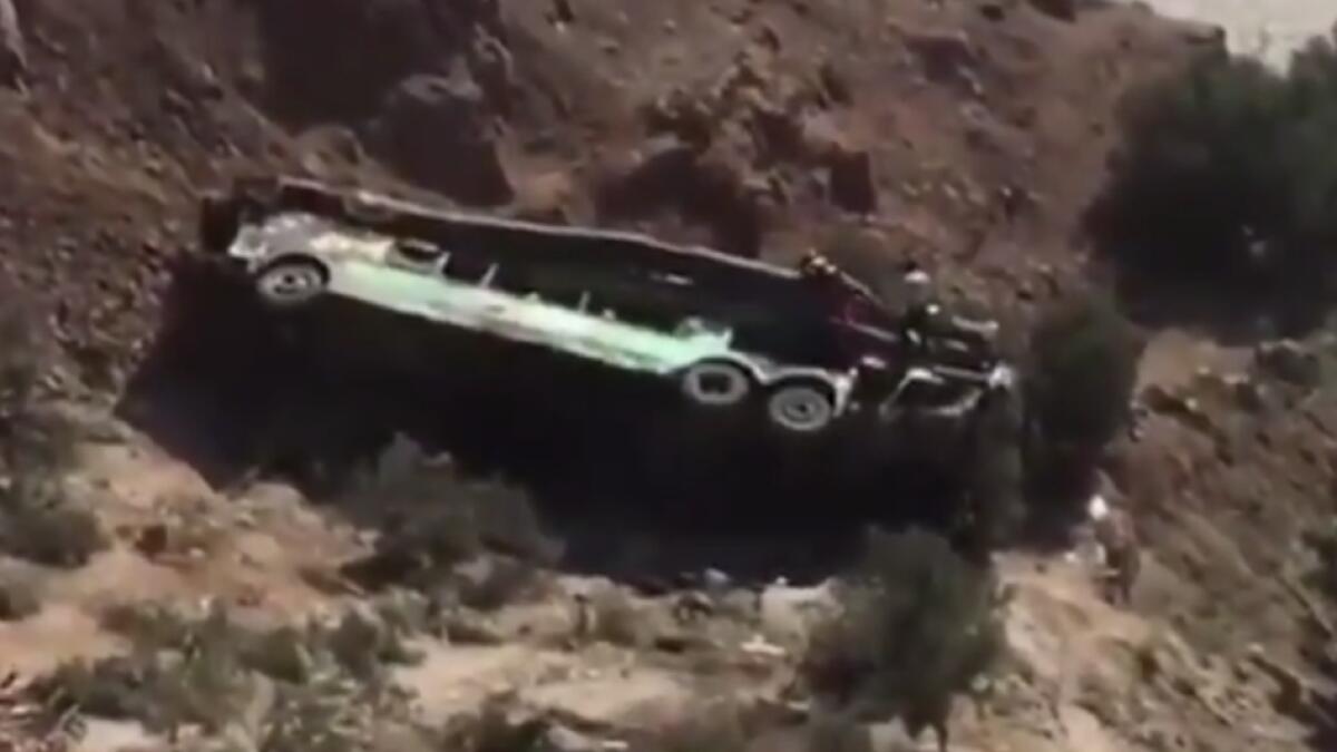 Video: 44 dead after bus tumbles from Peru mountain road 