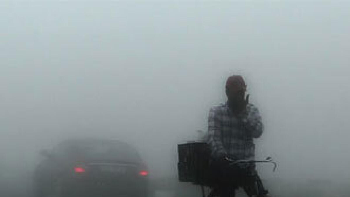 Dense fog blankets the emirates
