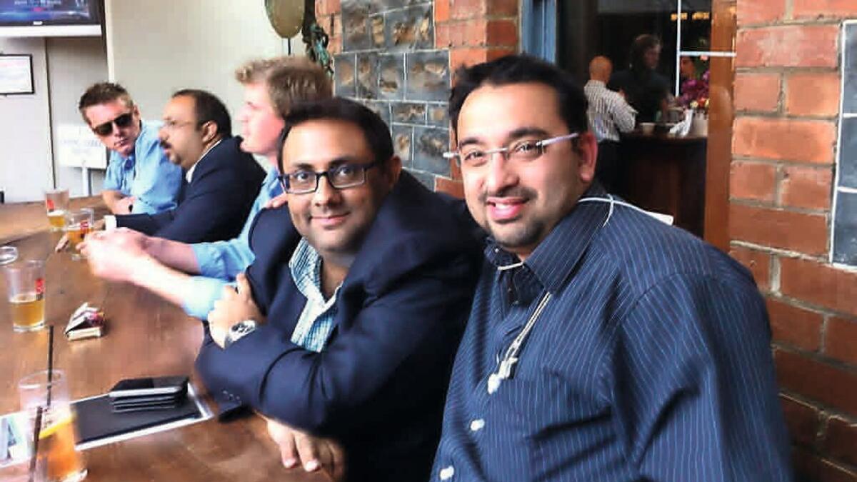 with Sunil Kotak CEO of Kotak Group, India in Adelaide, South Australia
