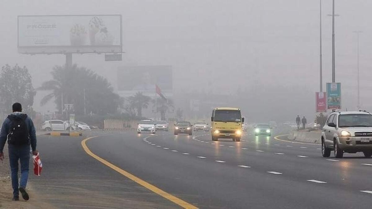 Mist, fog reduce visibility on UAE roads 