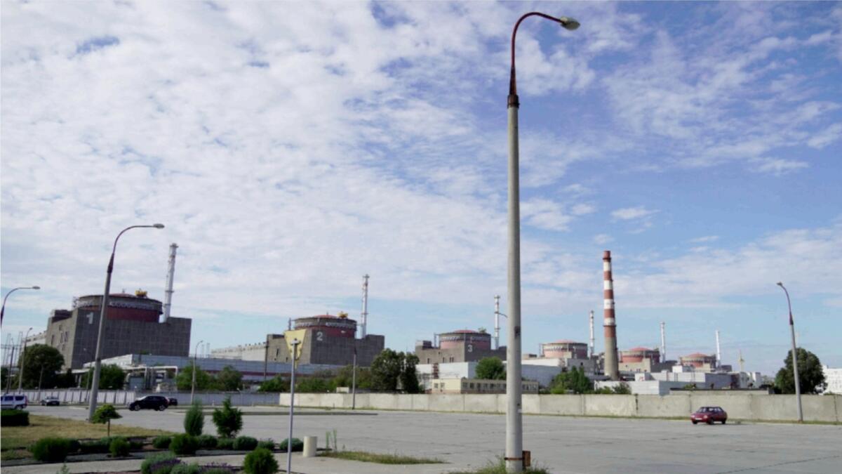 Zaporizhzhia nuclear power plant. — AFP