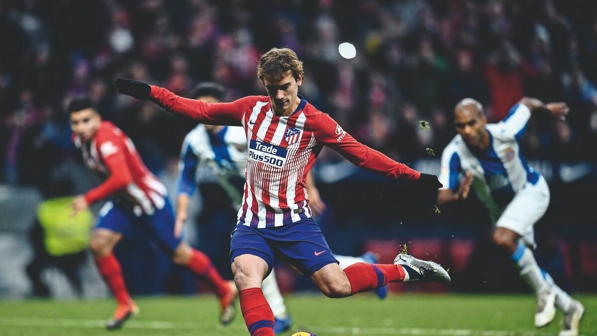 Griezmann fires Atletico to win over Espanyol