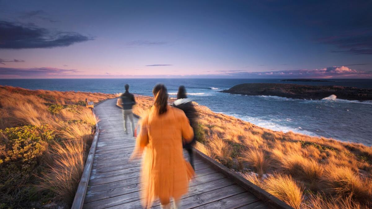 Boardwalk at Cape Du Couedic in Kangaroo Island