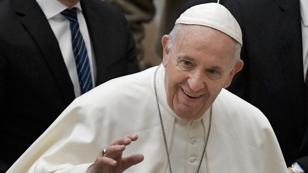 Pope Francis to address World Government Summit