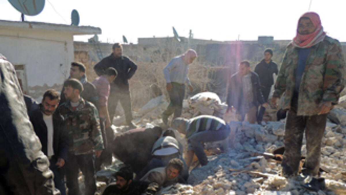 300 dead in 8 days of air raids on Aleppo