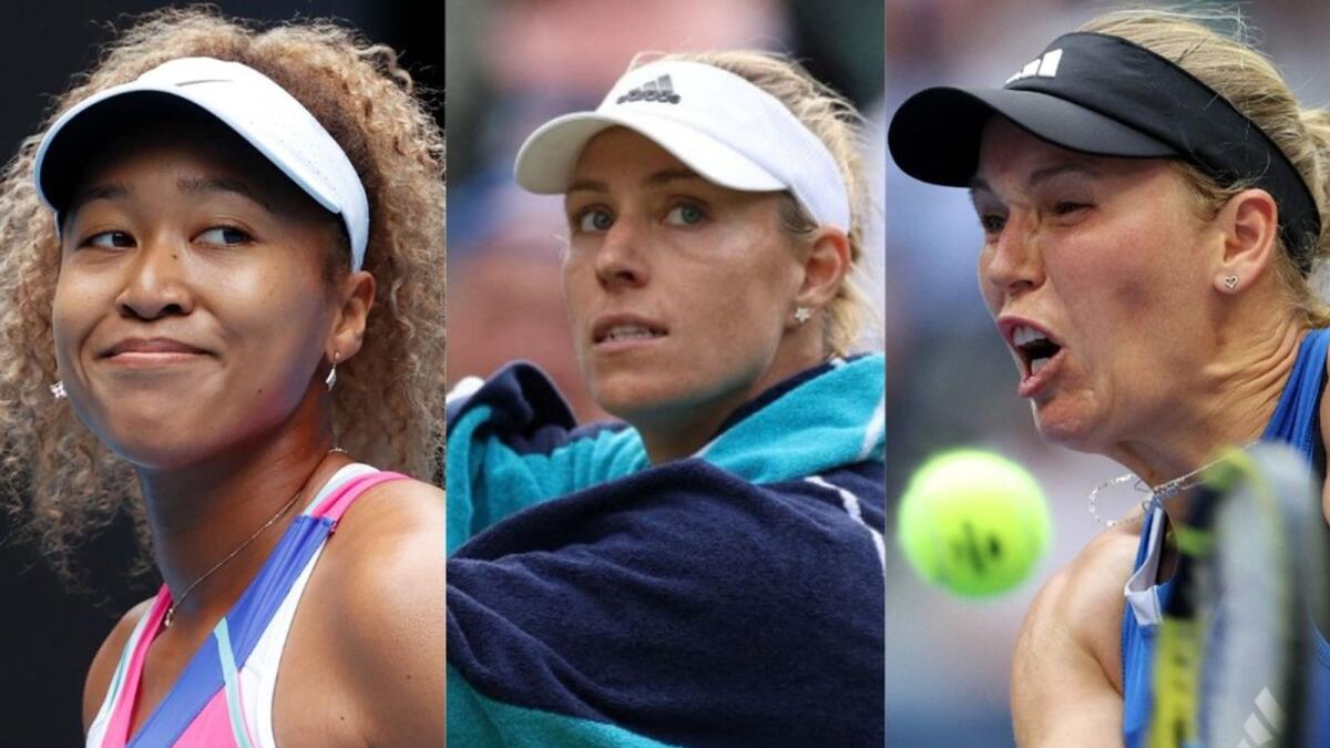 Naomi Osaka, Angelique Kerber and Caroline Wozniacki are ready to spring back to action at the Australian Open after becoming mothers. - Agencies