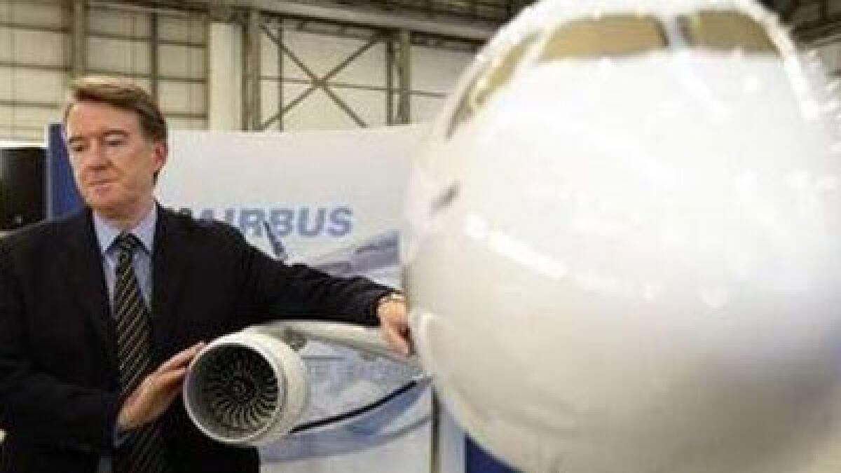 Britain pledges $565 million to Airbus A350 project