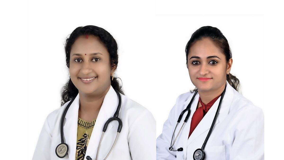 Dr Geetha Sadanandan, Medical Director and Ayurveda Practitioner, and Dr Rashni Vijeth, Homeopathy Practitione