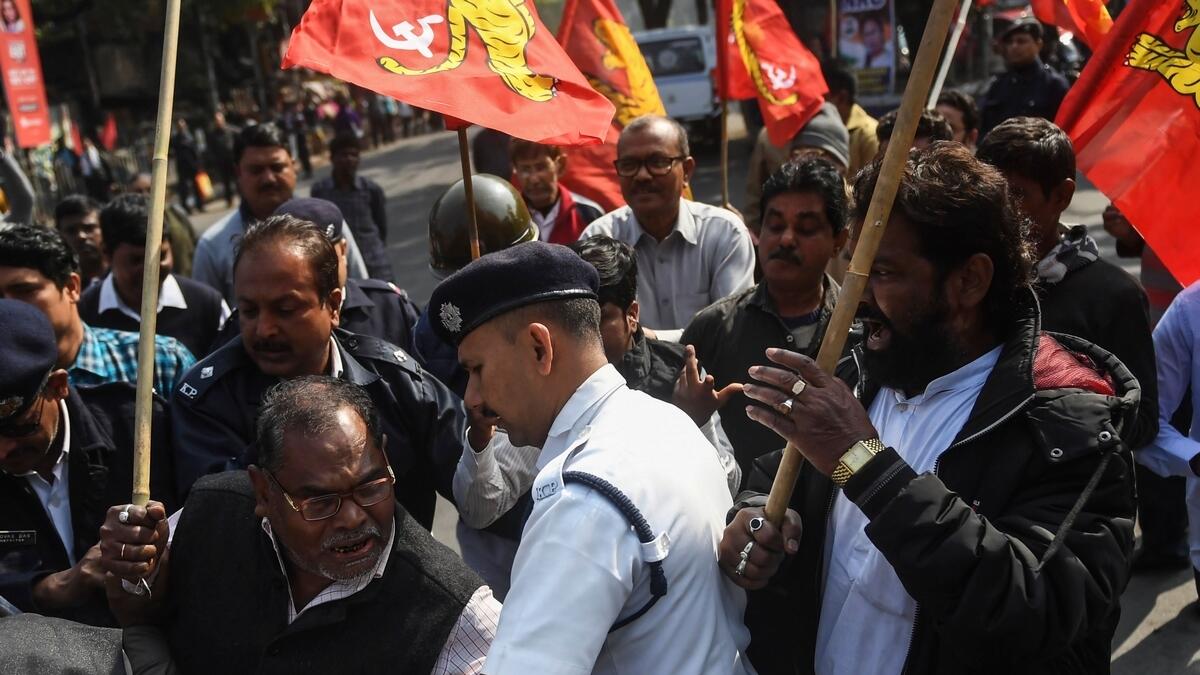 More than 10 national trade unions affiliated to left-wing parties, including the main opposition Congress, have called for a nationwide protest against Prime Minister Narendra Modi’s labor reforms. Those include the privatization of state run companies Air India and oil major BPCL, as well as a merger of public-sector banks.