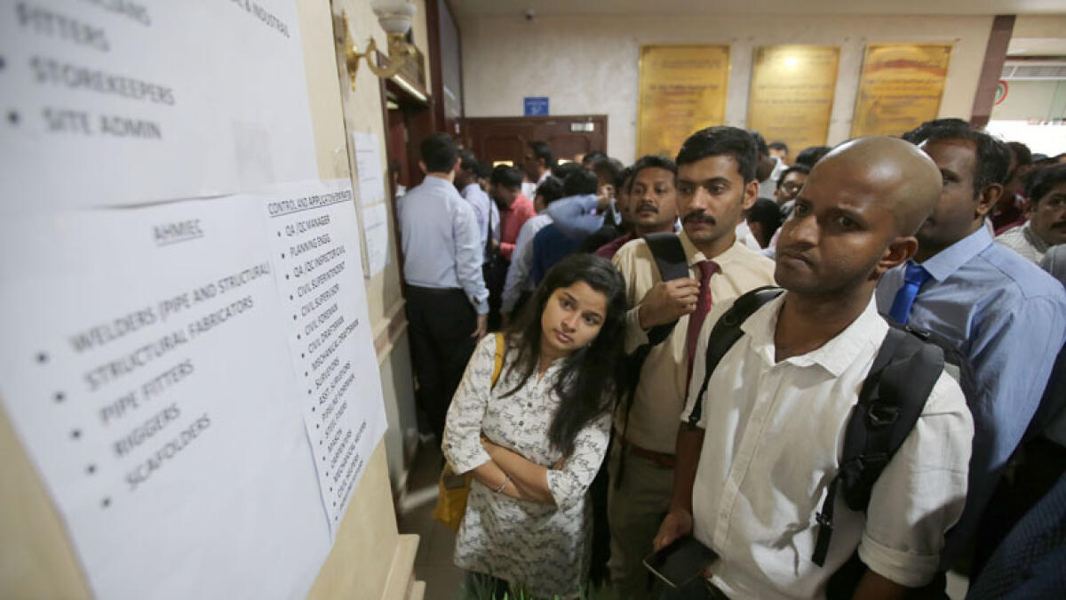 Few Indian amnesty-seekers turn up at job fair in Abu Dhabi