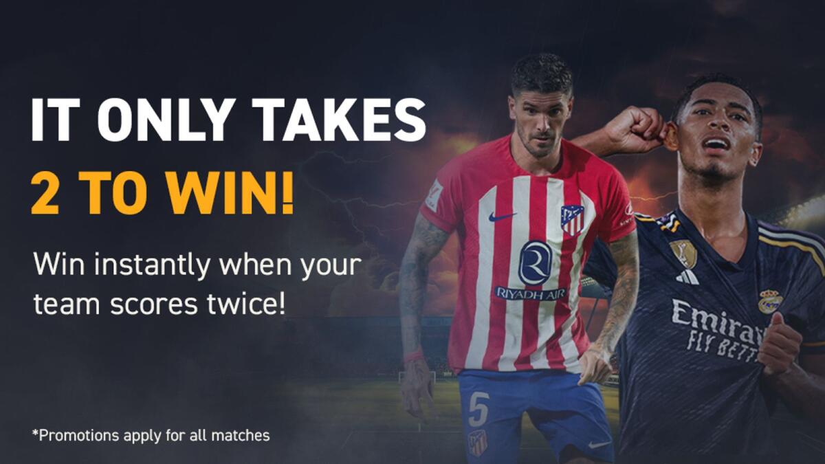 Ready to win instant rewards? Get early payouts if your team scores twice. Learn more on TrueWin.ae.