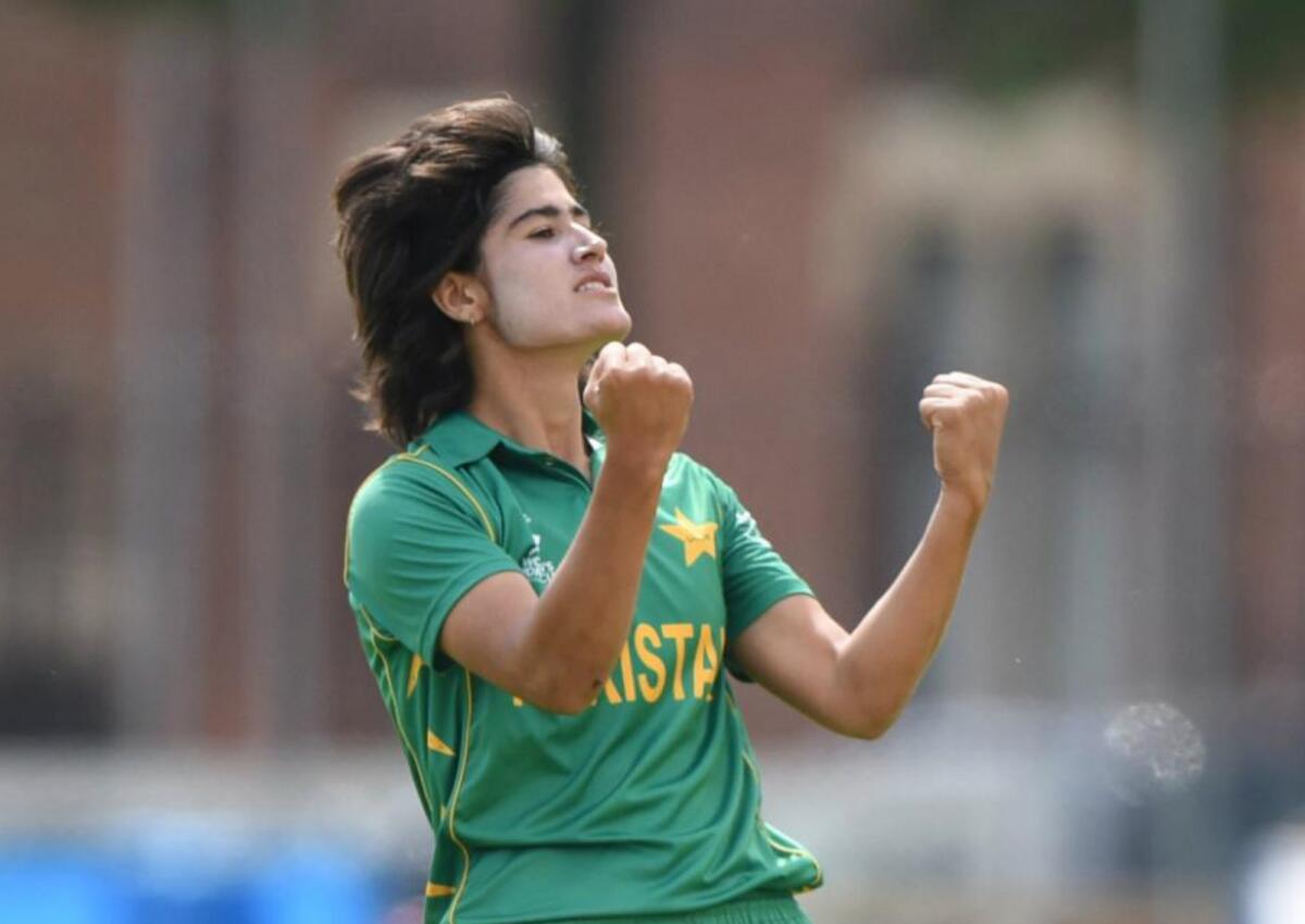 Pakistan's star pacer Diana Baig. — ICC Twitter