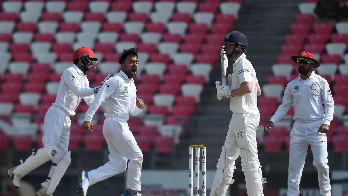 Afghanistan in sight of maiden Test win