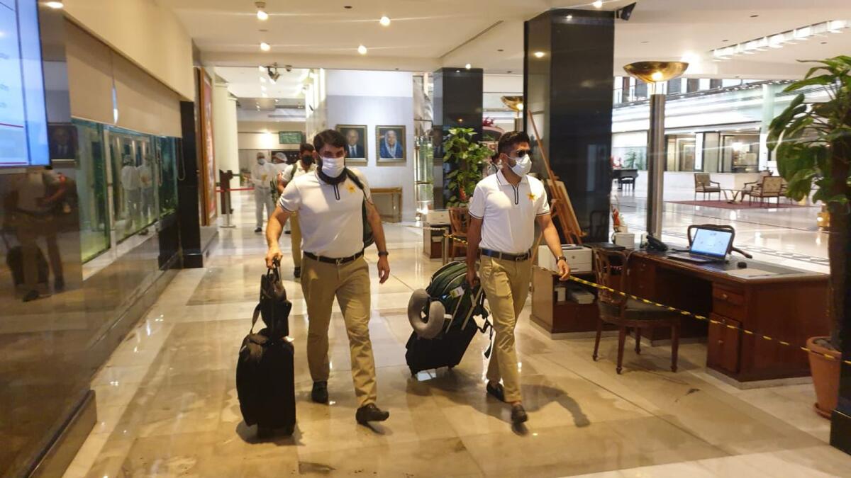 Misbahul Haq and Babar Azam leave for South Africa trip. — Twitter