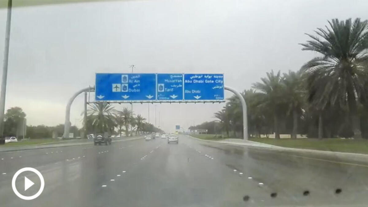 WATCH: Rainfall in UAE, unstable weather forecast