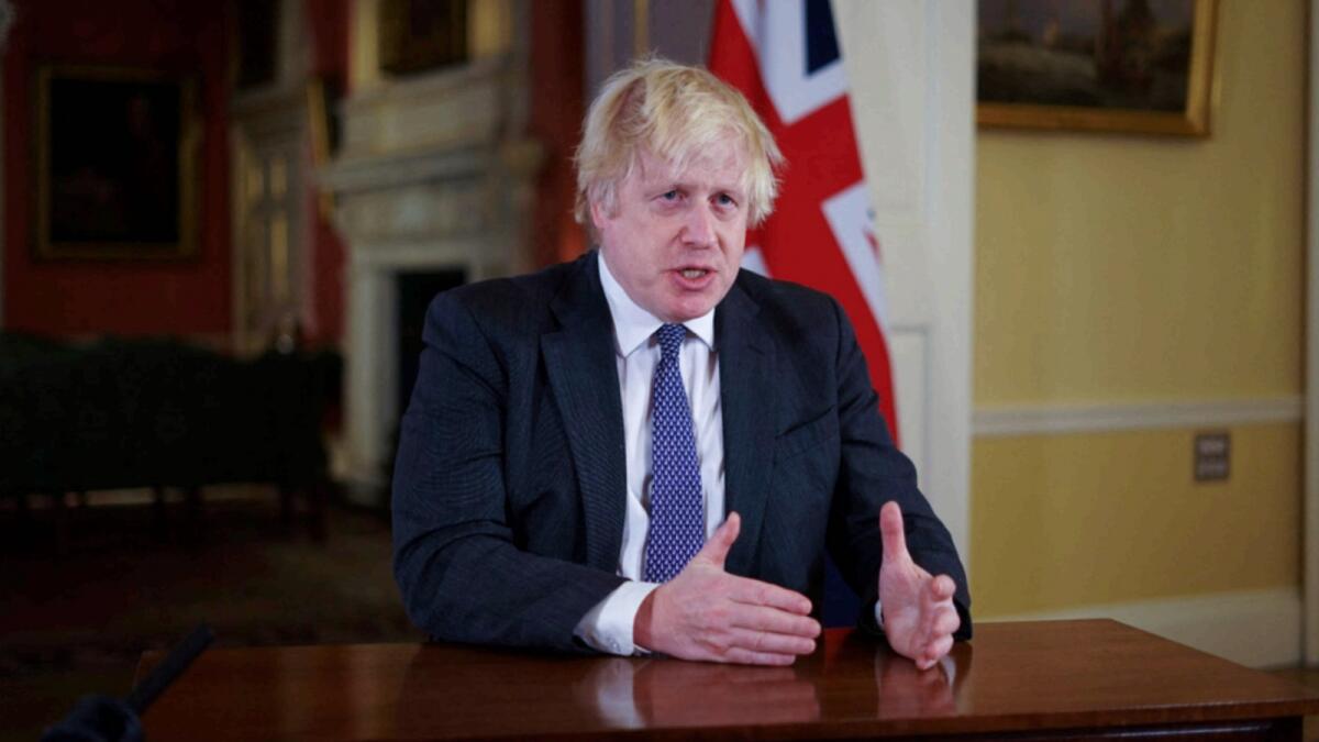 British Prime Minister Boris Johnson. — AFP