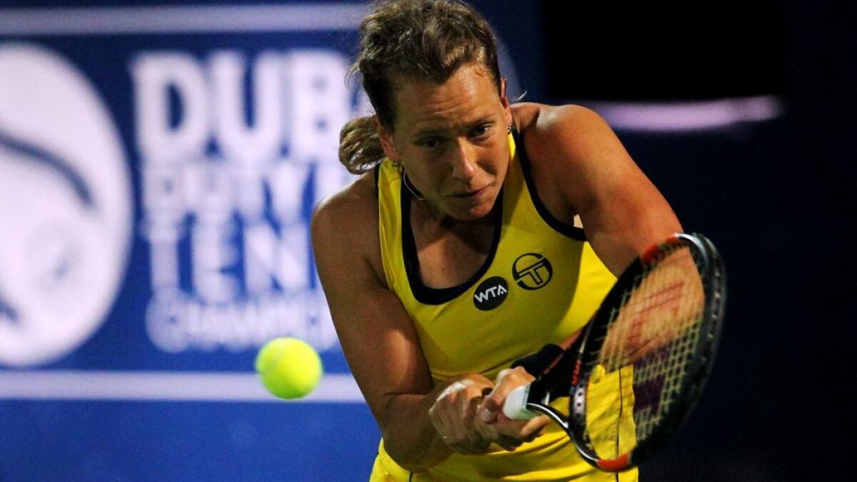 Strycova to face Errani in Dubai Tennis Championships final