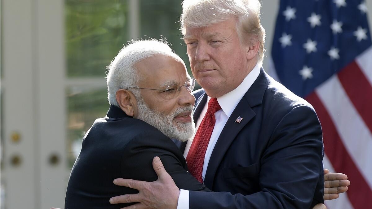 Modi does it with hugs