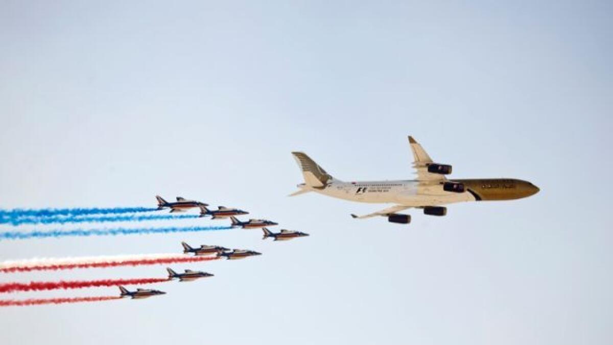 Alba is the gold sponsor of international air show