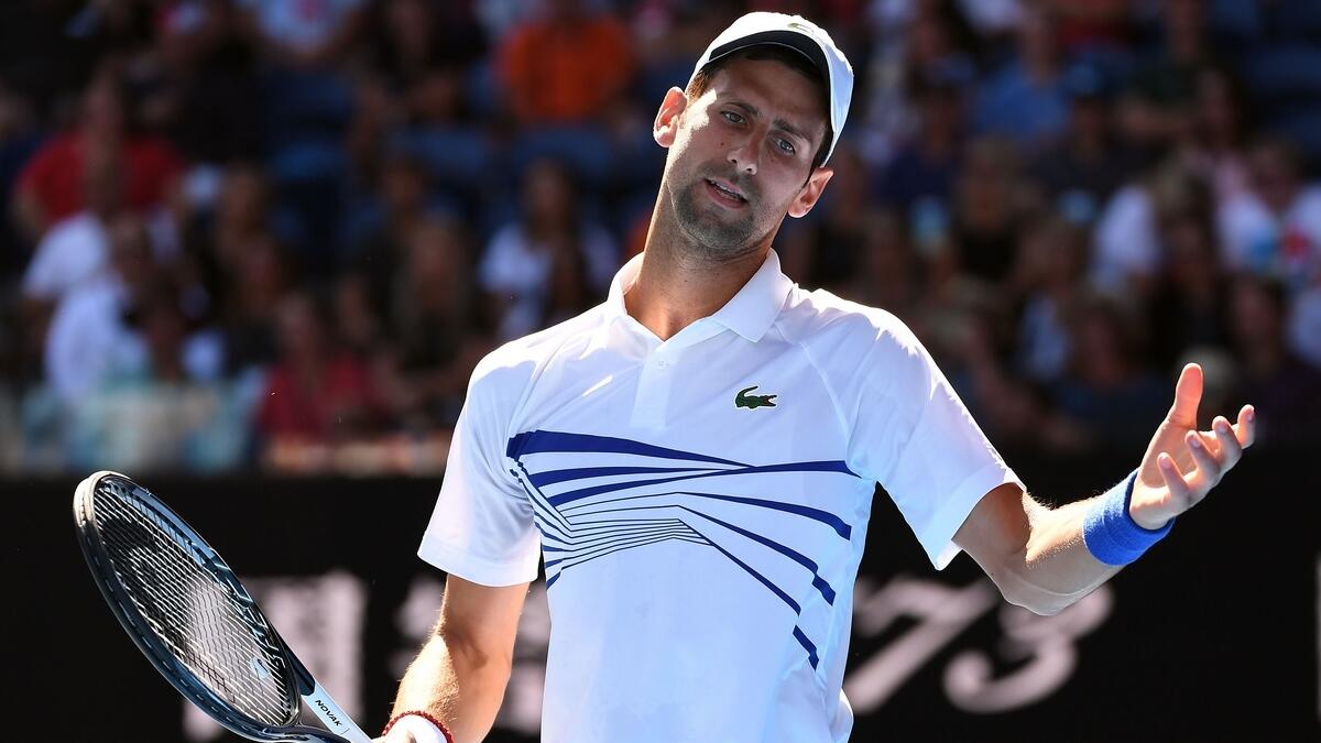 Agitated Djokovic regrets meltdown in floodlight fury