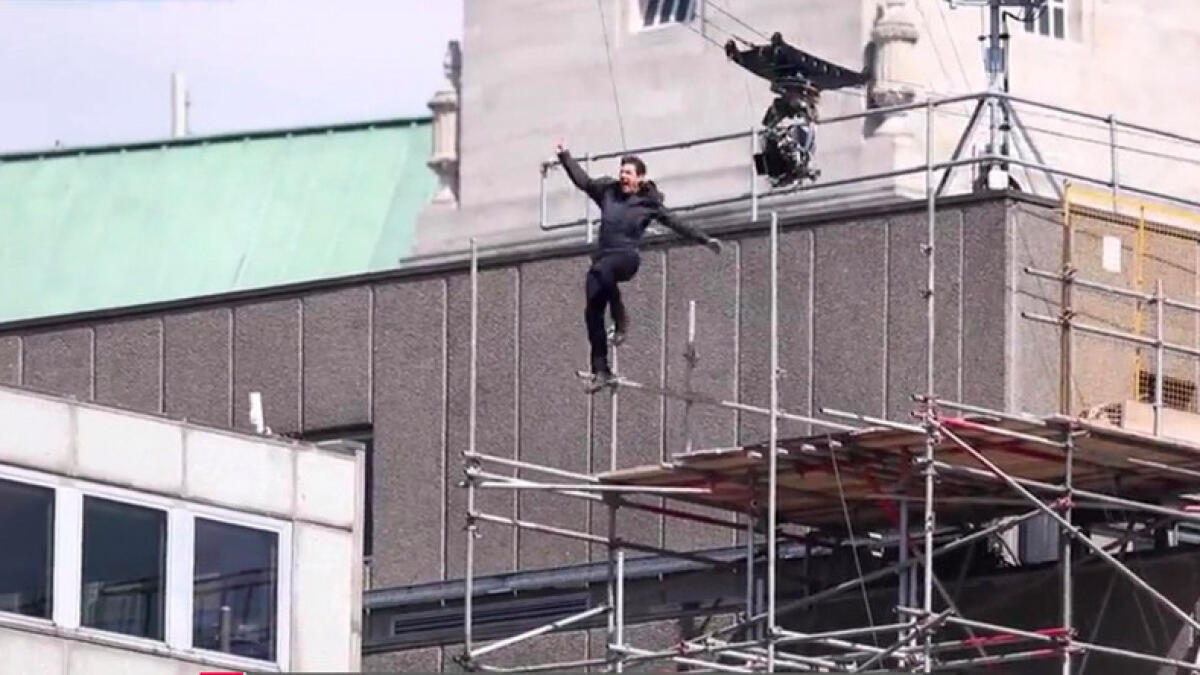 Video: Tom Cruise injured in Mission Impossible 6 stunt