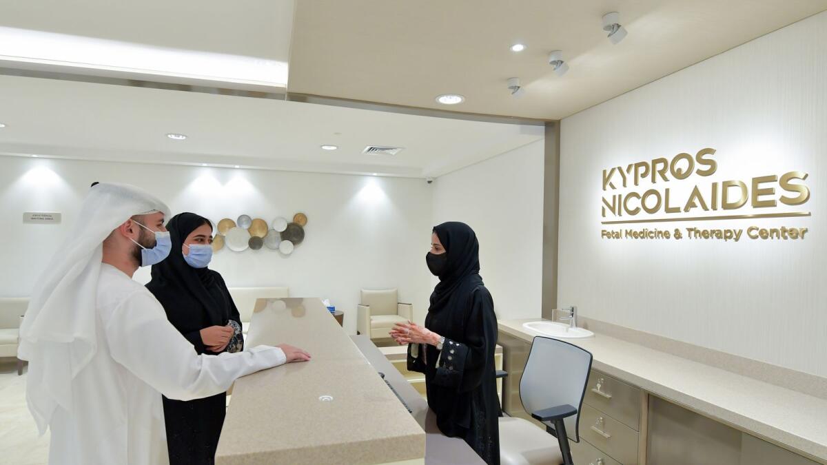 The Kypros Nicolaides Fetal Medicine and Therapy Center at Abu Dhabi's Burjeel Medical City. Photo: Supplied