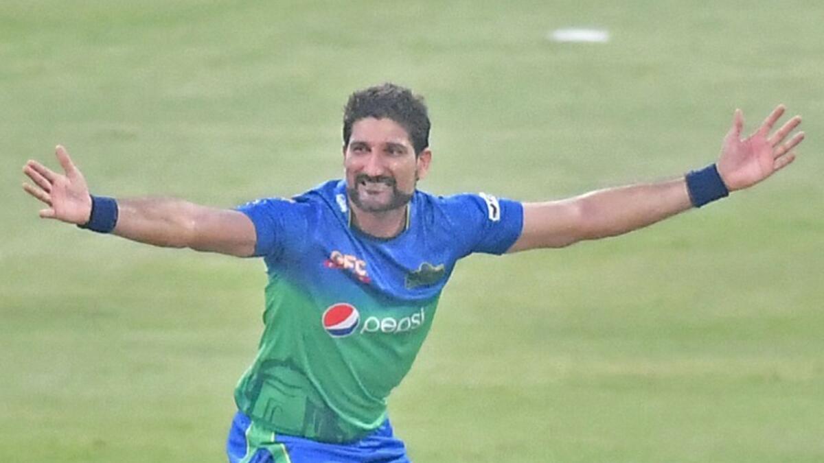 Sohail Tanvir took key wickets to guide Multan Sultans to victory over Islamabad United. — Twitter