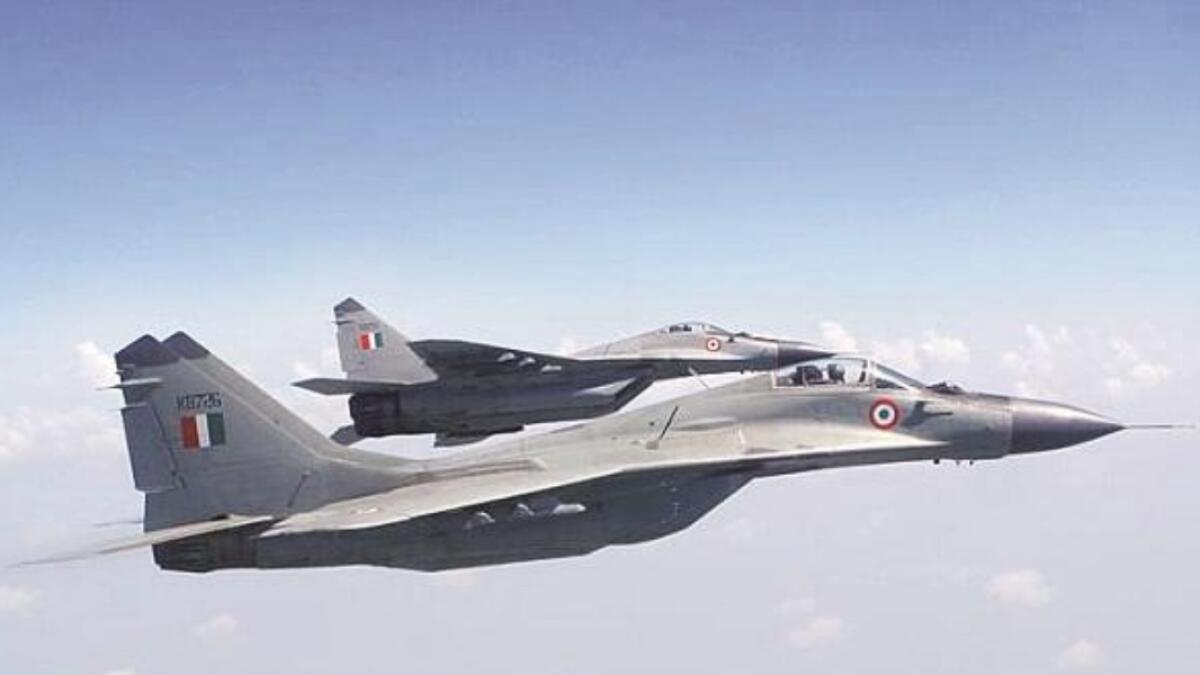 Fighter jet crashes in India, pilot ejects safely