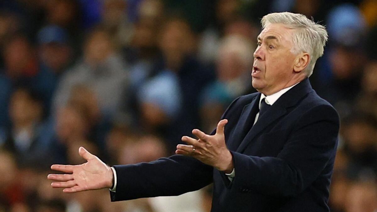 Real Madrid coach Carlo Ancelotti rsaid his team was confident of winning the penalty shootout against Man City. - Reuters