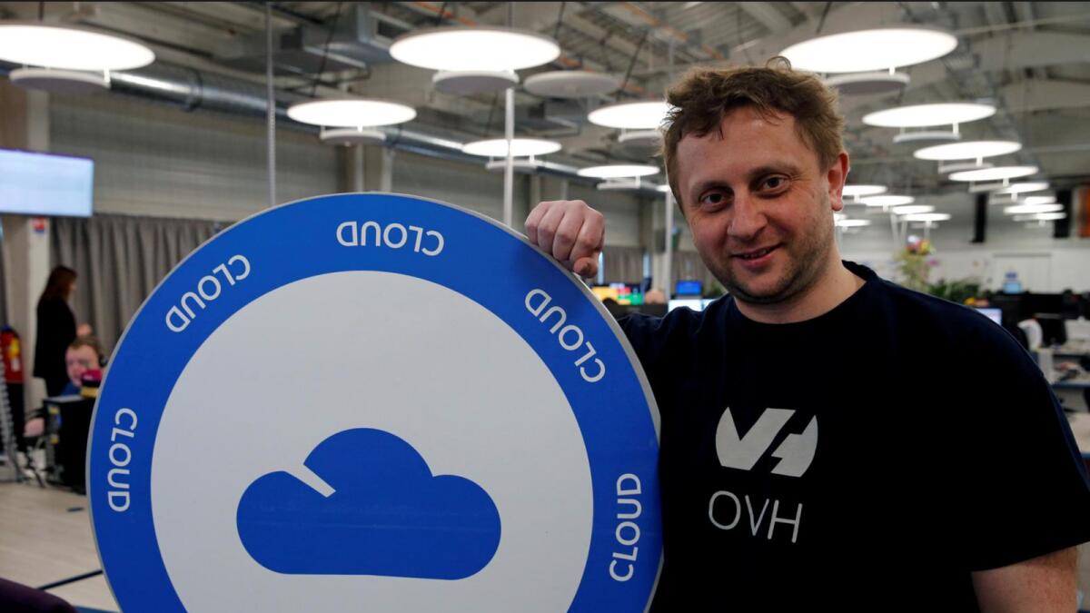 OVHcloud founder and chairman Octave Klaba. Photo: Reuters