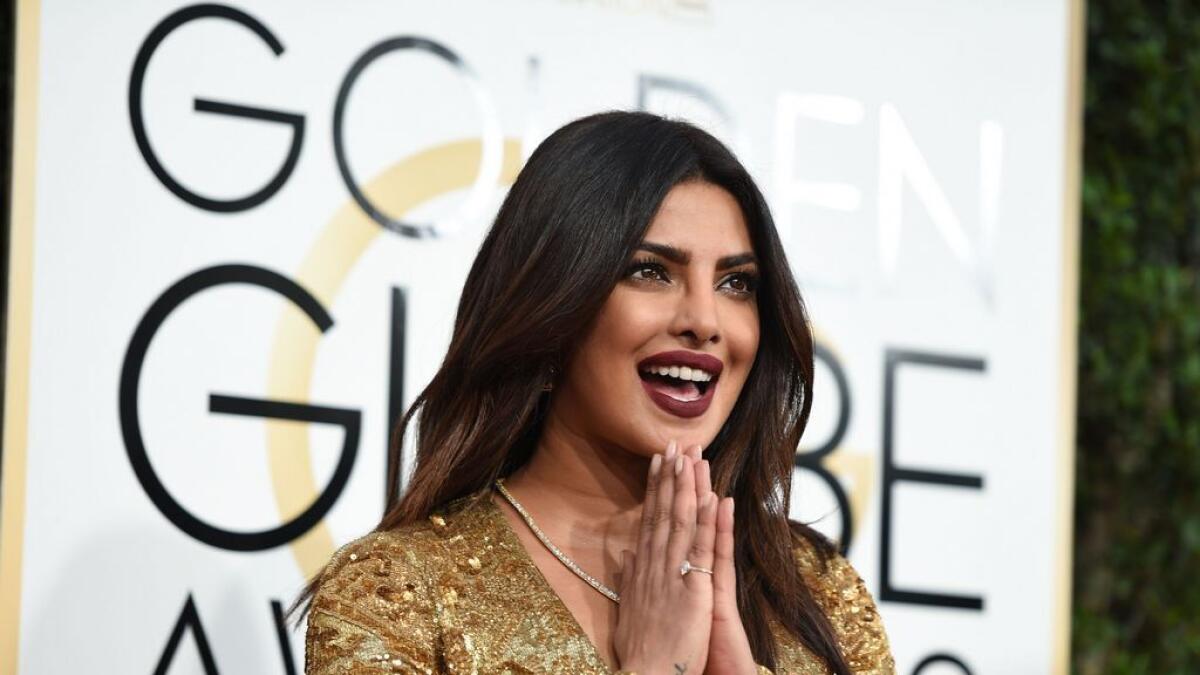 Priyanka Chopra arrives at the 74th annual Golden Globe Awards, January 8, 2017, at the Beverly Hilton Hotel in Beverly Hills, California. AFP