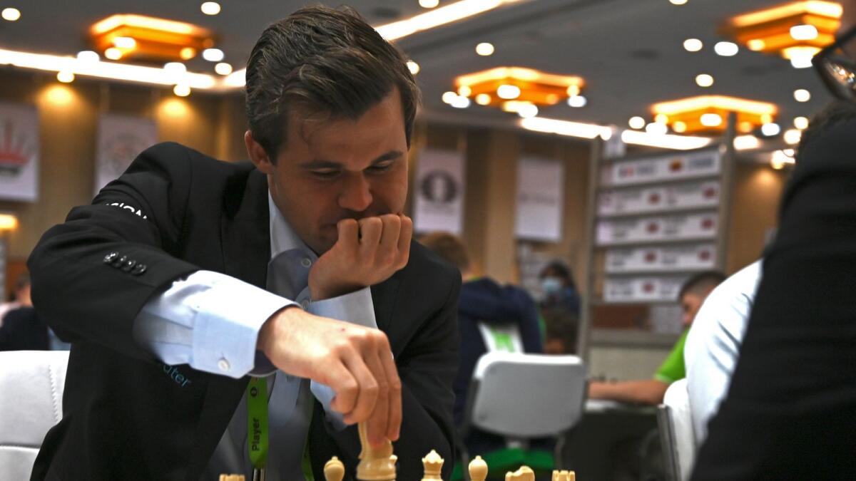 Norway's Magnus Carlsen will bid to become the inaugural winner of the  Global Chess League (GCL).  AFP