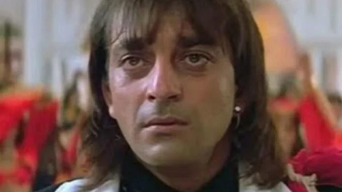 Sanjay Dutt in the 1983 hit movie Khalnayak