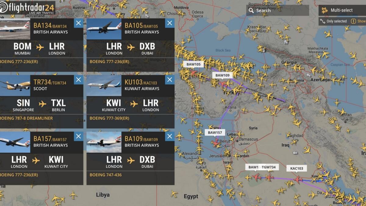 Singapore Airlines diverts flights from Iranian airspace