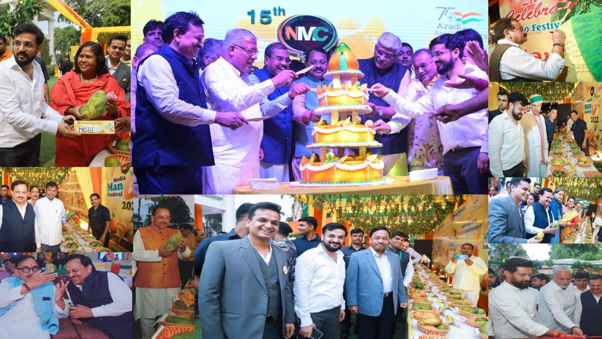 India’s biggest Mango Festival 2022 witnessed the presence of 14 Union Ministers and more than 150 Members of Parliament from across the country. Several former Union Ministers and former Chief Ministers including key government officials and eminent personalities also graced the occasion that was hosted in the National Capital. More than 350 varieties of mangoes were displayed at the grand event with ‘Modi Mango’ being the centre of attraction among the people.