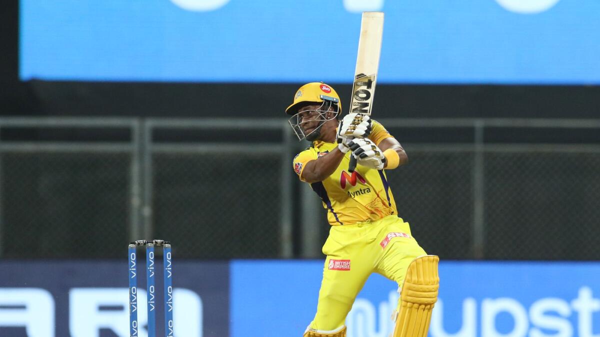 Dwayne Bravo of the Chennai Super Kings made 20 not out off eight balls. (BCCI)