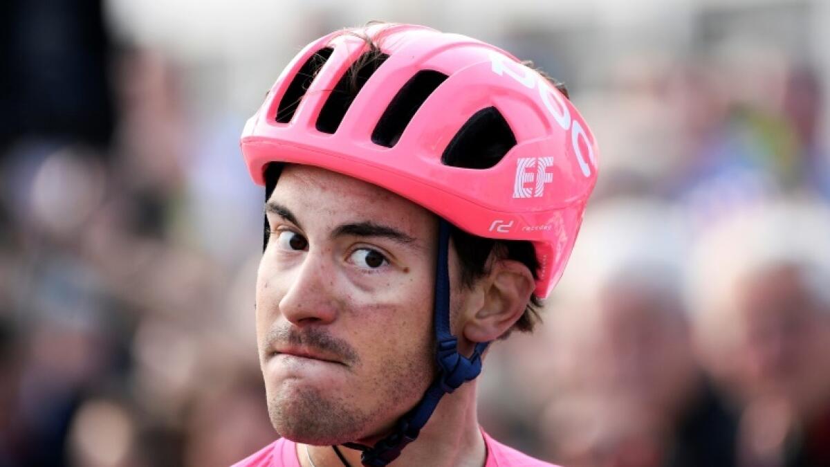 Alberto Bettiol of EF Education covered 267 kilometres of Belgian countryside in 6 hours 18 minutes and 49 seconds, to win last year. - AFP file