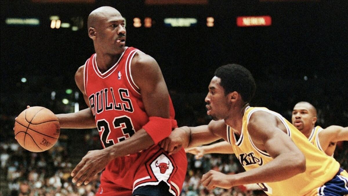 A series on Michael Jordan has broken viewing records in the United States and one is in the works on the late Kobe Bryant. - AFP file