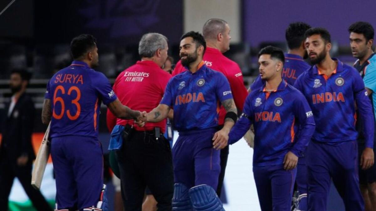Under Kohli, India reached the semifinals of the 50-overs World Cup in 2019 but could not advance beyond the group stage at this year's T20 World Cup in the UAE. (Reuters)