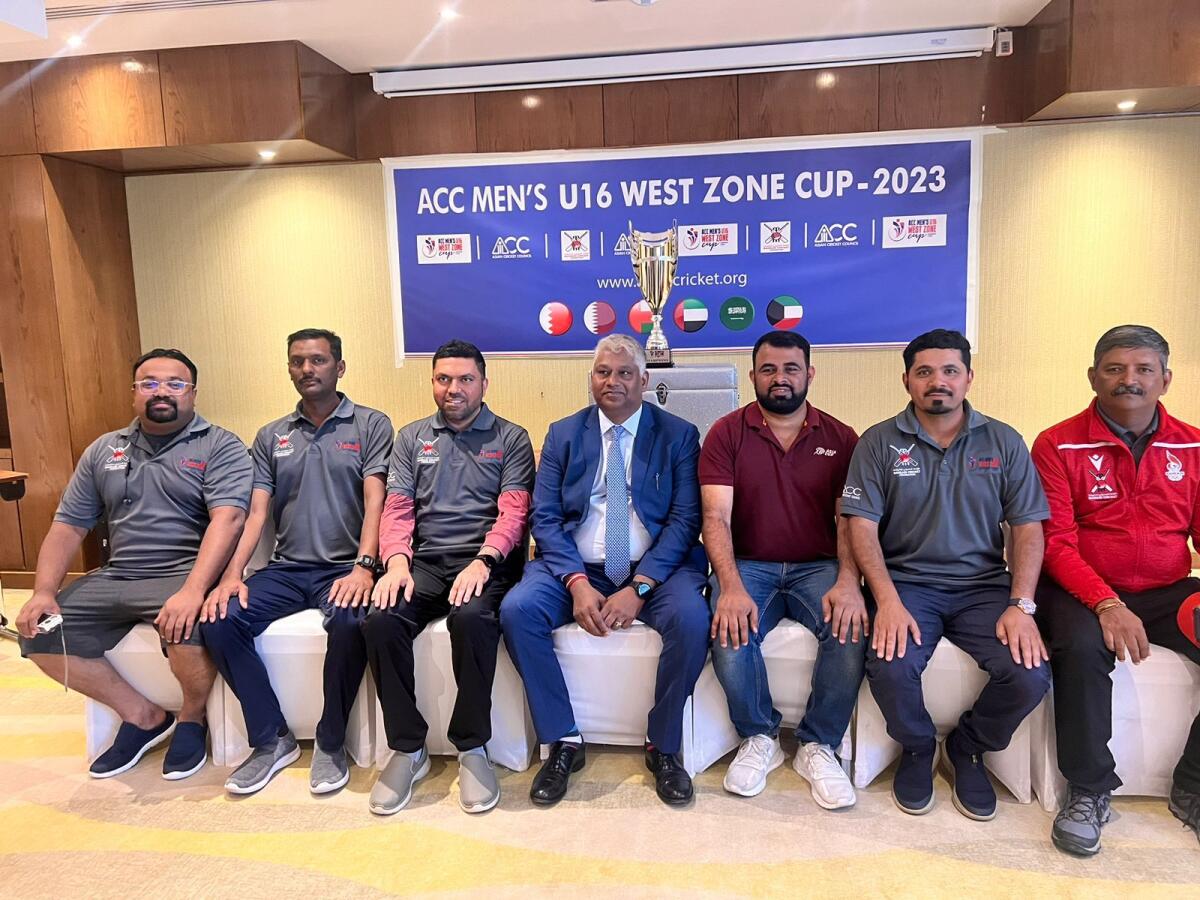 Bahrain Cricket officials. — Supplied photo