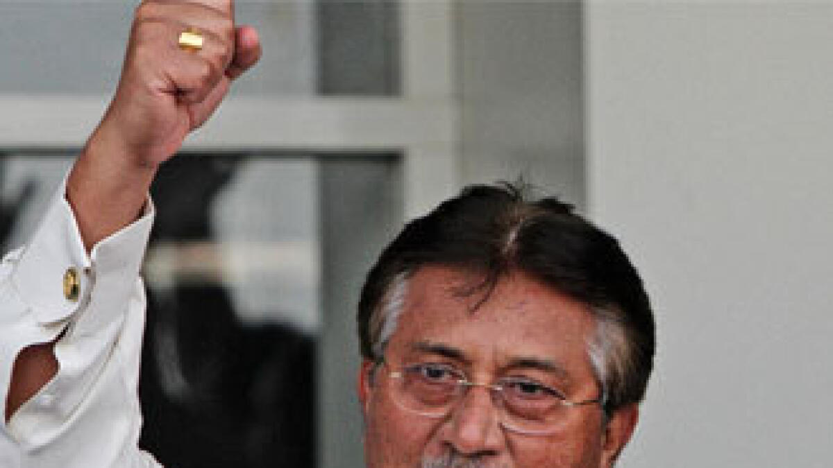 I won’t back down, says Musharraf