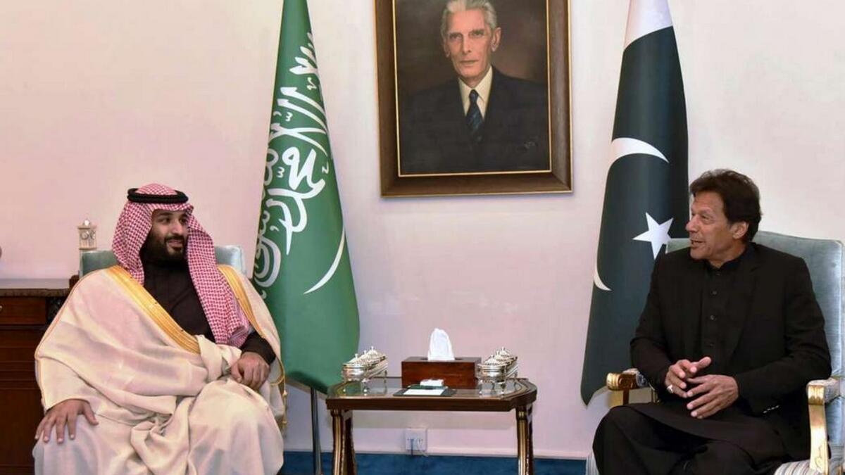 Imran Khan, Saudi Crown Prince Mohammed bin Salman, Kashmir issue