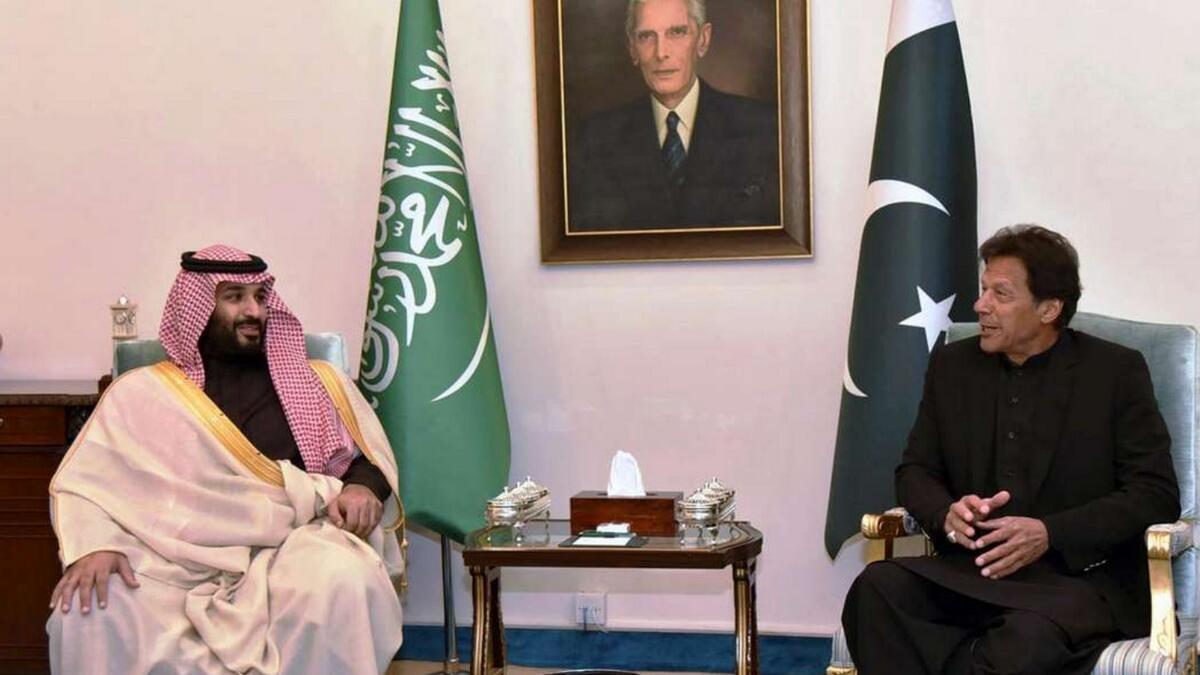 Imran Khan, Saudi Crown Prince Mohammed bin Salman, Kashmir issue