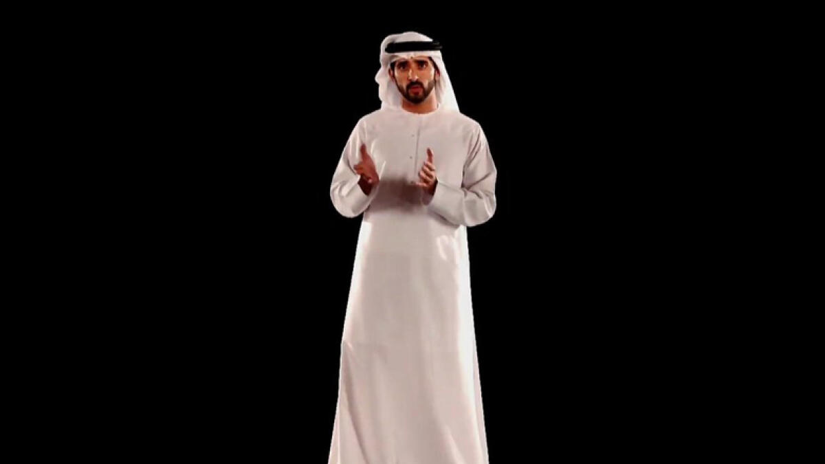 Sheikh Hamdans hologram speech wows WGS audience 